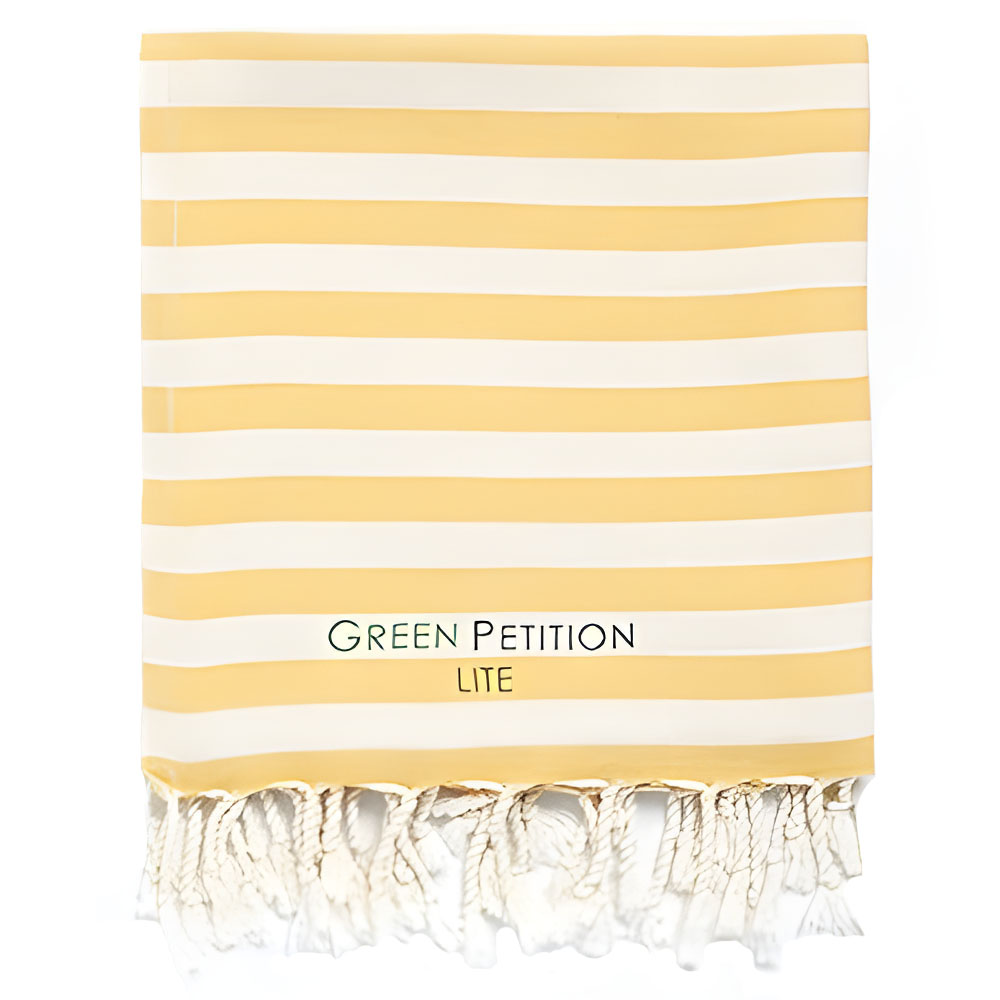 GREEN PETITION Mare Peshtemal Ochre 90x170 cm Havlu